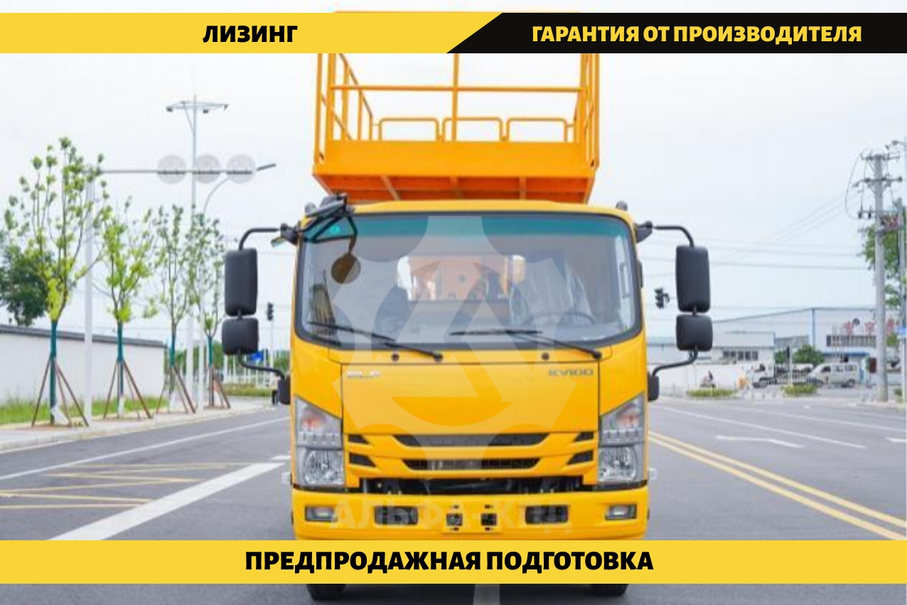 Автовышка - балкон на шасси Isuzu Elf 20 м г/п 1000 кг