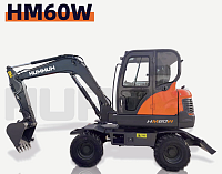 Экскаватор HUMMUH HM60W (колёсный)