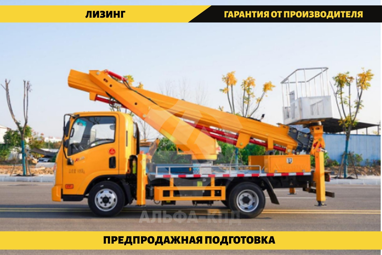 Автовышка на шасси Isuzu Elf 23 м