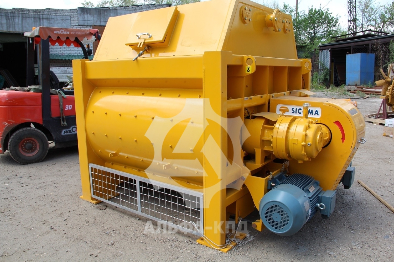 Двухвальные бетоносмесители Sicoma