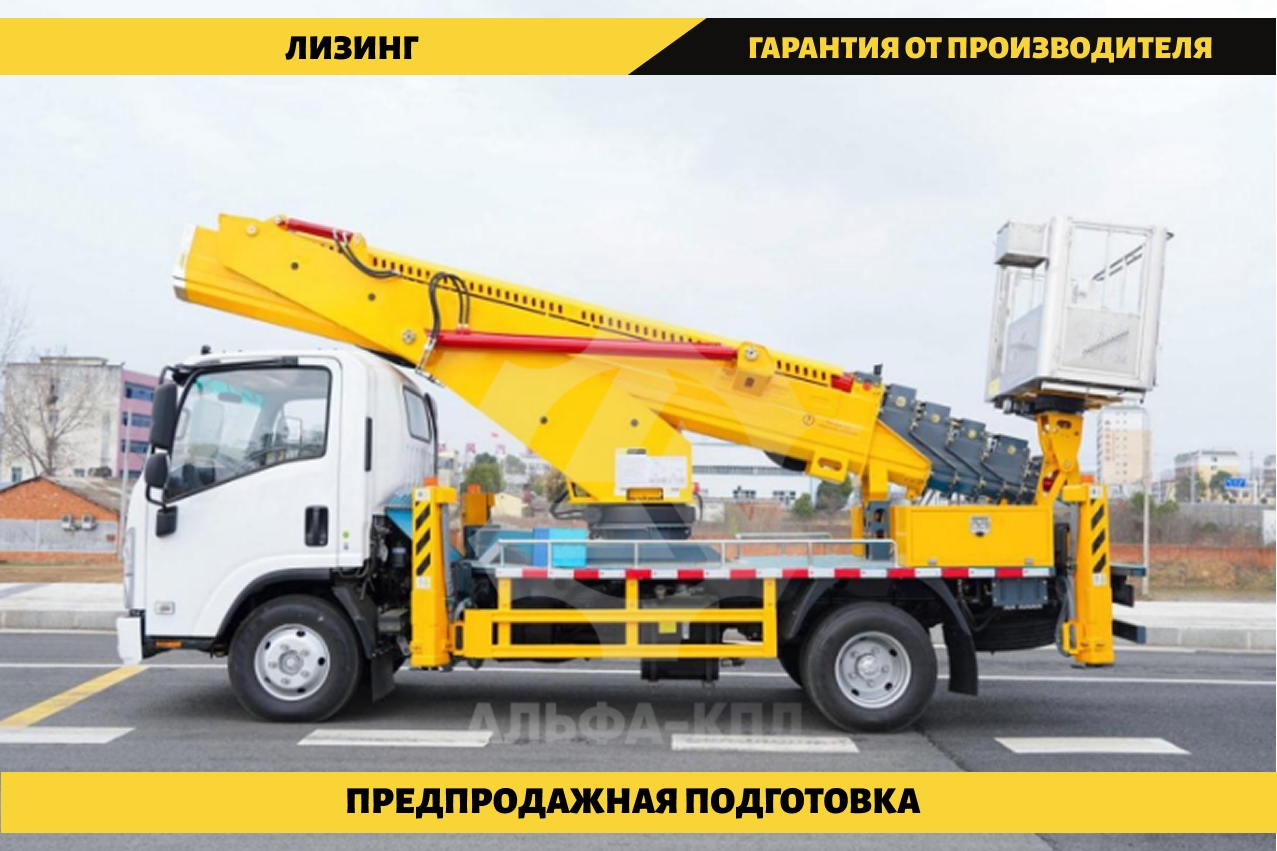 Автовышка на шасси Isuzu Elf 30 м
