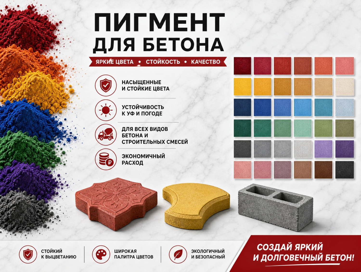 Пигмент для бетона