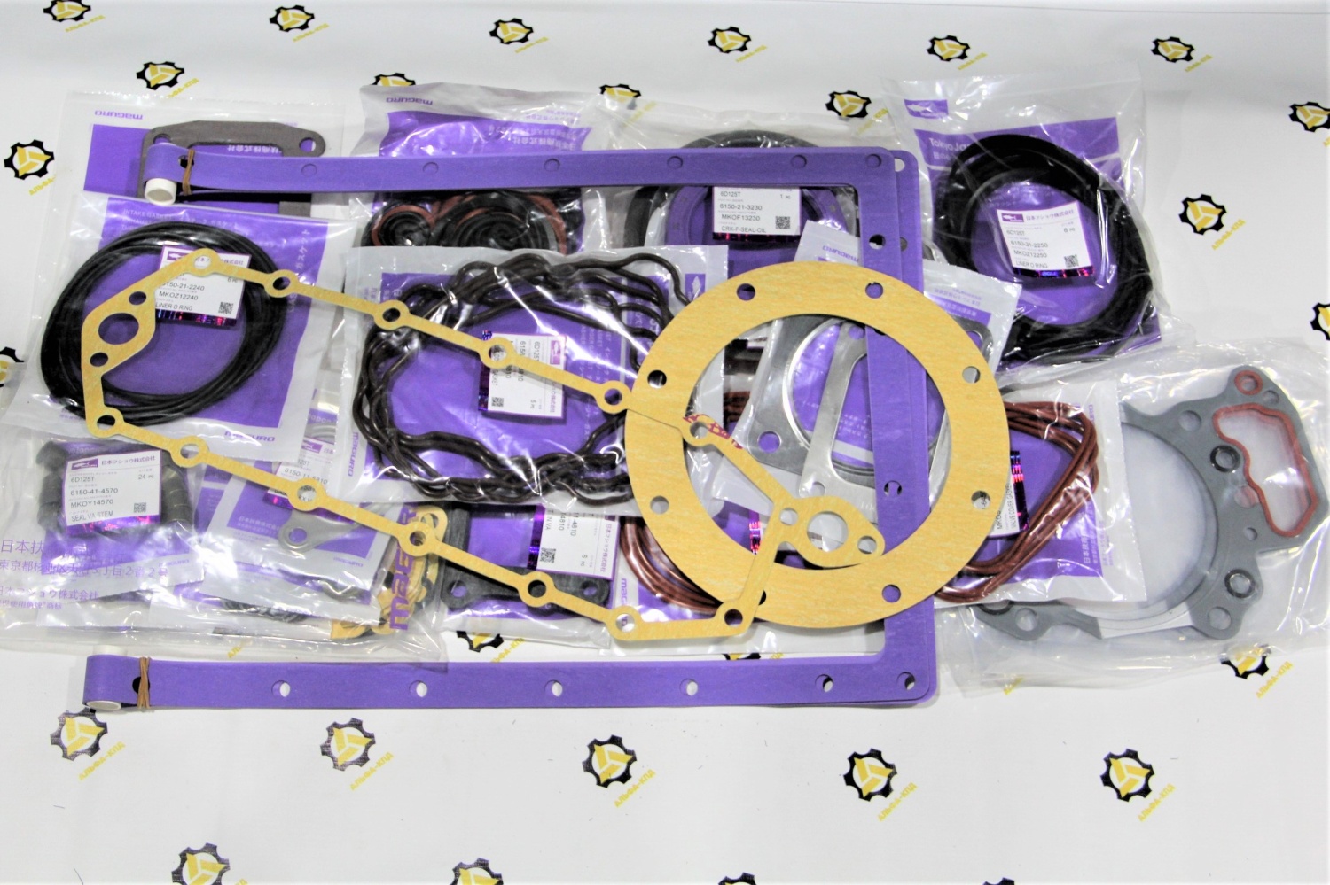 Ремкомплект двигателя Komatsu 6D125 К1/К2 полный комплект