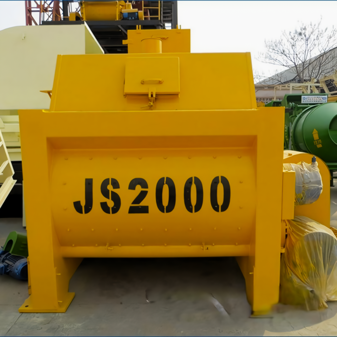 Бетоносмеситель JS 2000 с усиленной сталью