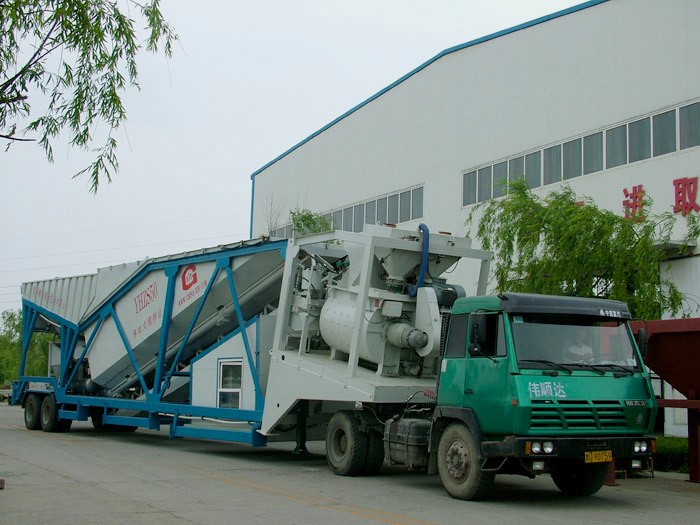 Мобильный бетонный завод YHZS 100 Мобильный бетонный завод YHZS 100