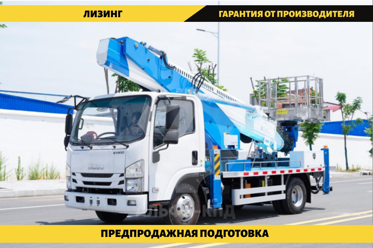Автовышка (автогидроподъёмник) на шасси Isuzu Elf 28 м