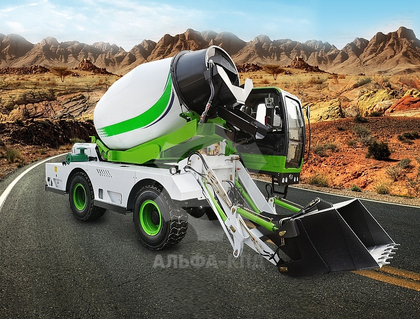 Самоходный бетоносмеситель с самозагрузкой ASLM 4 Самоходный бетоносмеситель с самозагрузкой ASLM 4