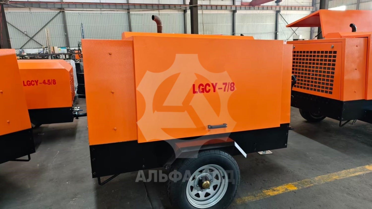 Воздушный буксируемый компрессор LGCY-7/8 