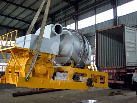 Мобильный асфальтобетонный завод QLB60 Мобильный асфальтобетонный завод QLB60