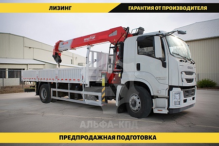 Бортовой автомобиль на шасси Isuzu Giga 4х2, 205 л.с, борт 6.5 м, с КМУ Sinotop 8 т Бортовой автомобиль на шасси Isuzu Giga 4х2, 205 л.с, борт 6.5 м, с КМУ Sinotop 8 т