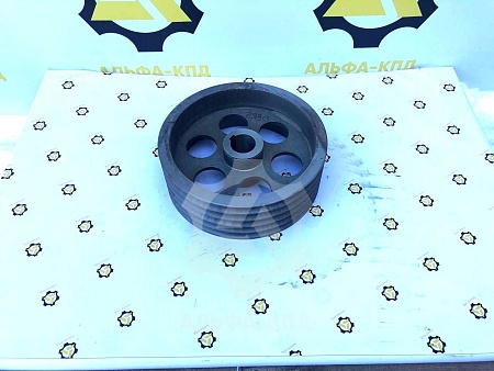 Шкив ременной (5 пазов) редуктора бетоносмесителя Шкив ременной (5 пазов) редуктора бетоносмесителя