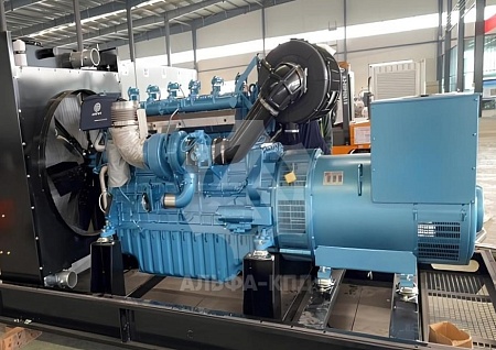 Газовый генератор открытого типа 440 кВт Газовый генератор открытого типа 440 кВт