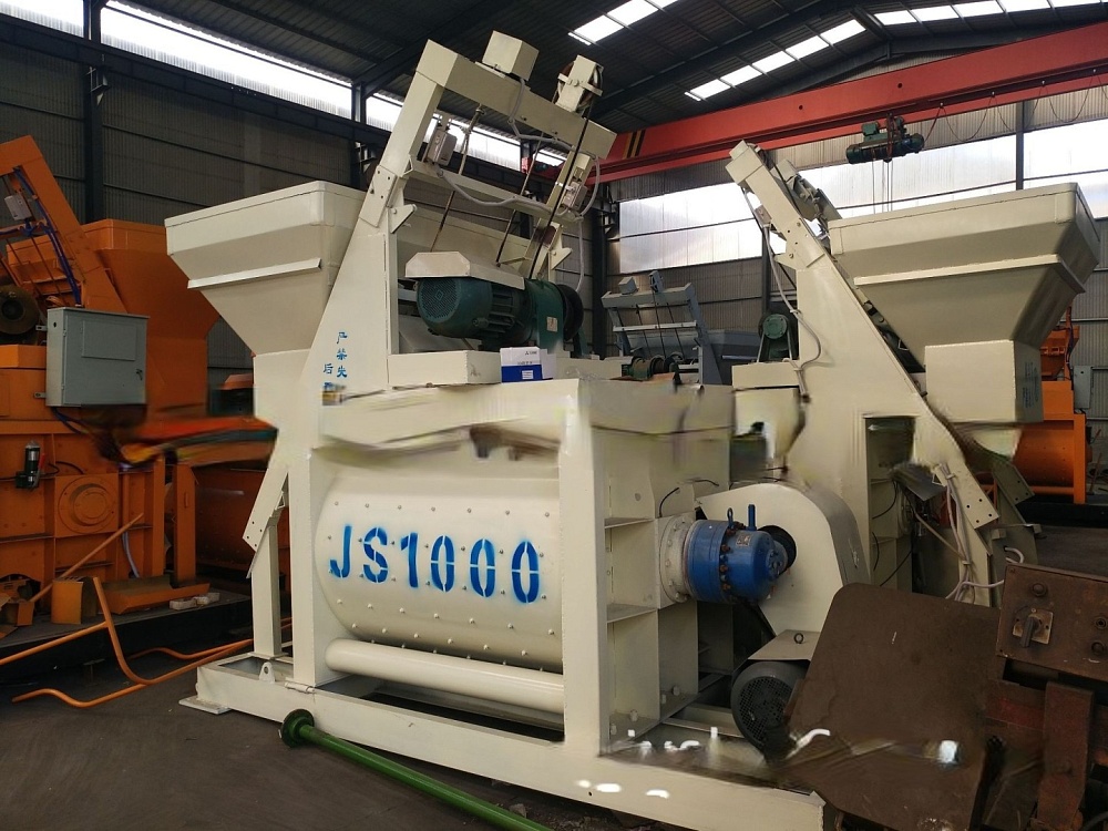 Бетоносмеситель JS 1000 с усиленной сталью + скип Бетоносмеситель JS 1000 с усиленной сталью + скип
