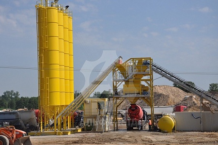 Ленточный бетонный завод HZS 60 Ленточный бетонный завод HZS 60