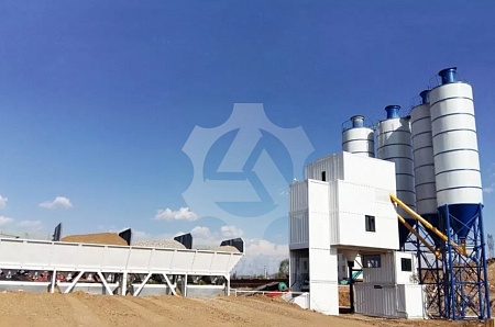 Контейнерный бетонный завод HZS 120D Контейнерный бетонный завод HZS 120D