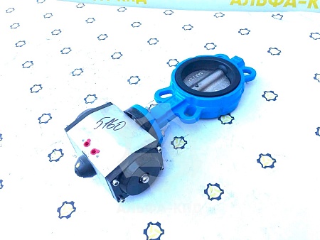 Дисковый затвор пневматический DN100 Дисковый затвор пневматический DN100