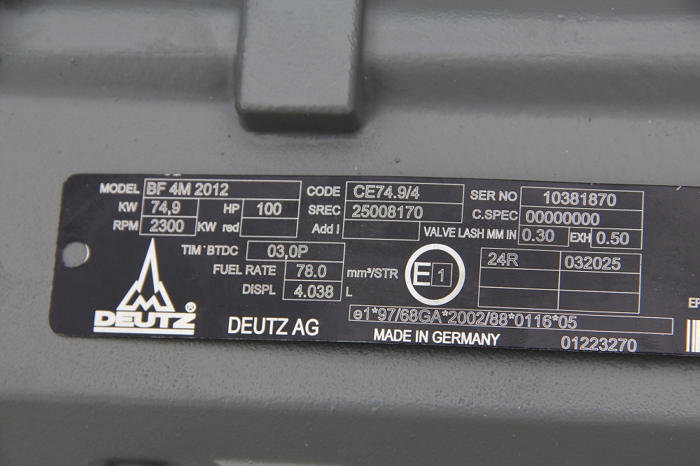 Двигатель DEUTZ BF4M2012 Двигатель DEUTZ BF4M2012
