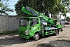 Автовышка на шасси Isuzu Elf 28 м Автовышка на шасси Isuzu Elf 28 м