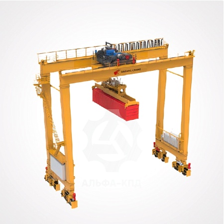 Контейнерный козловой кран RTG Контейнерный козловой кран RTG